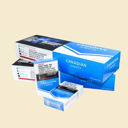 Canadian Lights carton and pack – buy native cigarettes online at NativeNic Canada