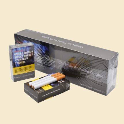 Canadian Premium Original carton and pack – buy native cigarettes online at NativeNic Canada