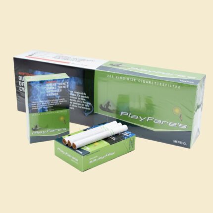 PlayFare's Menthol carton and pack – buy native cigarettes online at NativeNic Canada