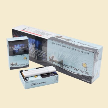 PlayFare's Ultra Light carton and pack – buy native cigarettes online at NativeNic Canada