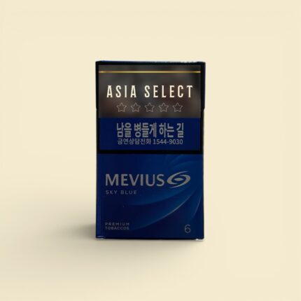 Mevius Sky Blue 8MG premium import cigarettes pack – buy online at NativeNic Canada