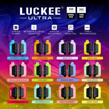 Luckee Ultra 40K Puffs disposable vape device – buy online at NativeNic Canada