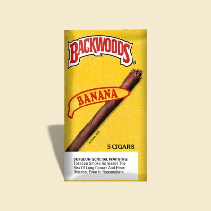 Banana Backwoods 5-pack natural leaf cigars – buy online at NativeNic Canada