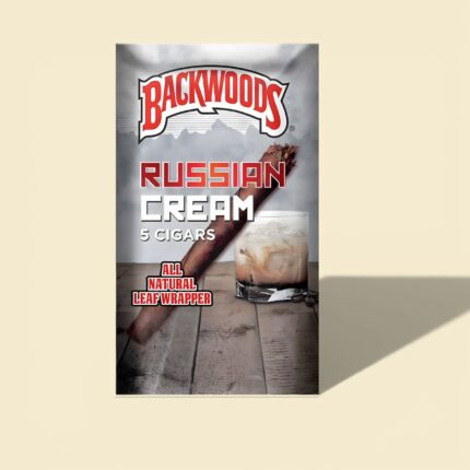 Russian Cream Backwoods 5-pack natural leaf cigars – buy online at NativeNic Canada