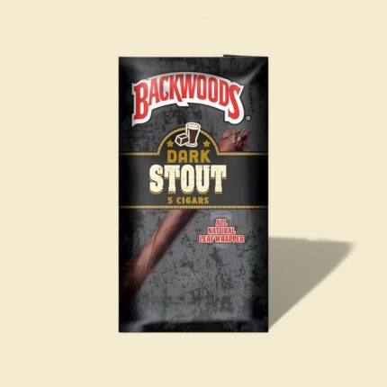 Dark Stout Backwoods 5-pack natural leaf cigars – buy online at NativeNic Canada