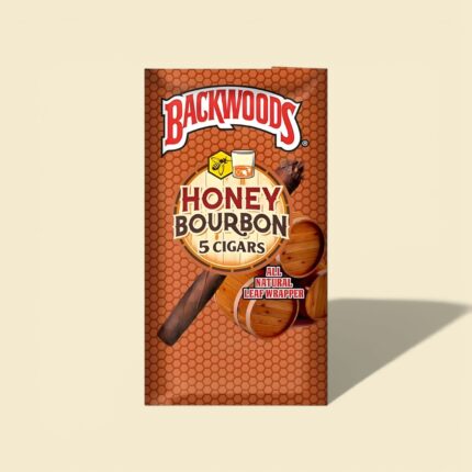 Honey Bourbon Backwoods 5-pack natural leaf cigars – buy online at NativeNic Canada