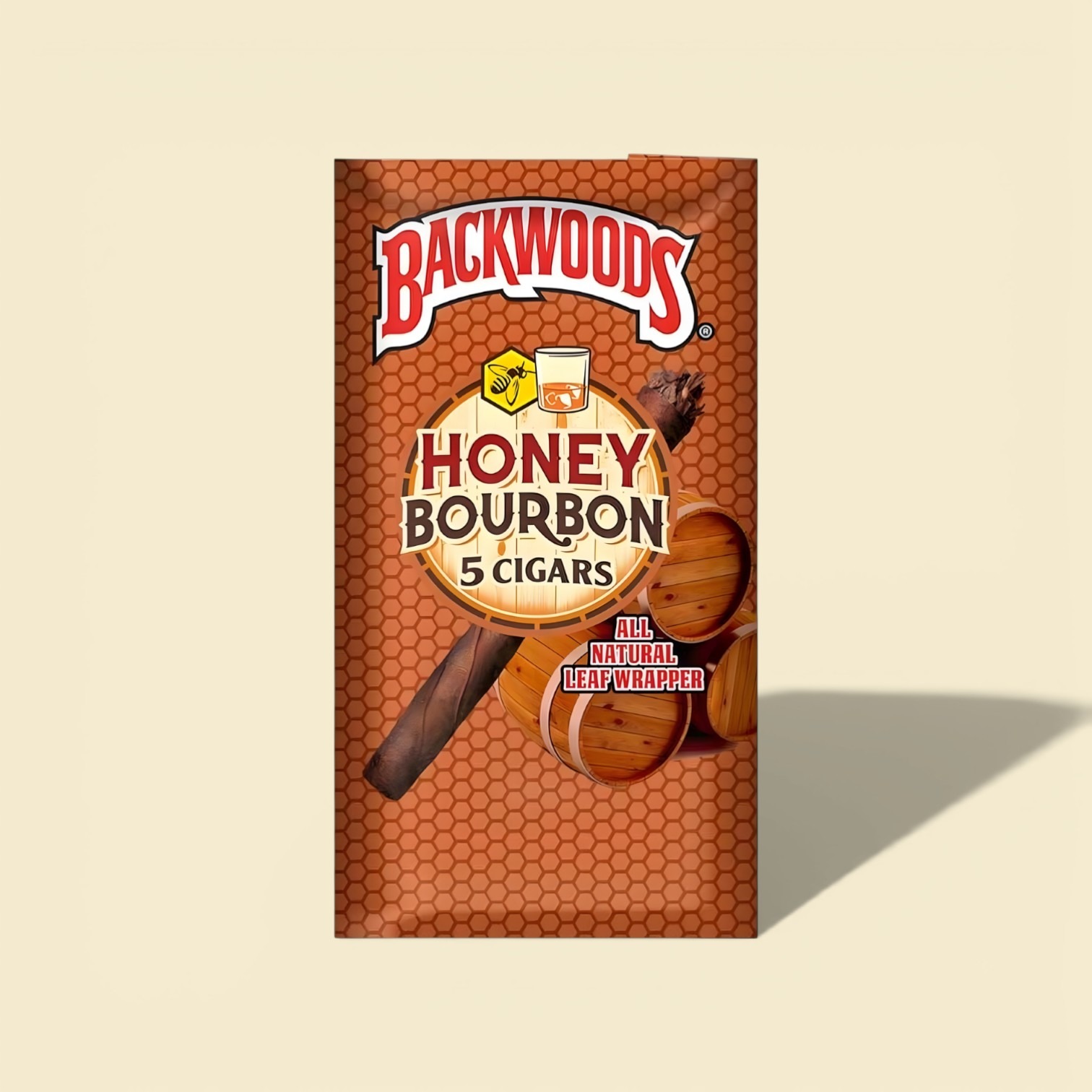 Untitled design (5) Honey Bourbon Backwoods 5-pack natural leaf cigars – buy online at NativeNic Canada
