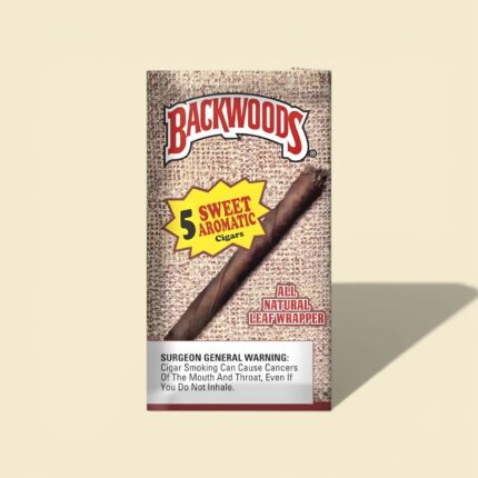 Sweet Aromatic Backwoods 5-pack natural leaf cigars – buy online at NativeNic Canada