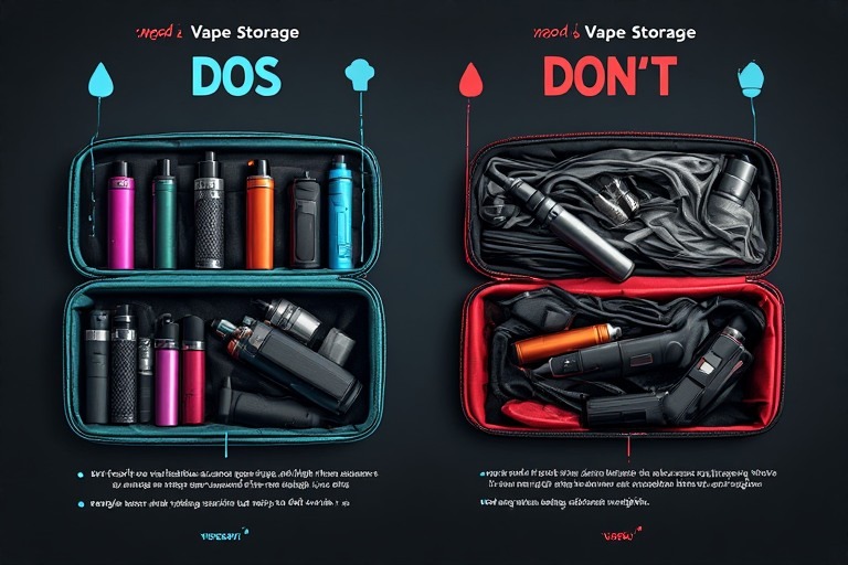stockage des cigarettes électroniques storing vapes
