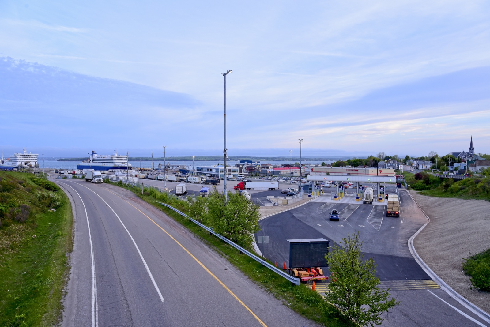 Marine Atlantic ferries terminal in North Sydney — gateway to Newfoundland