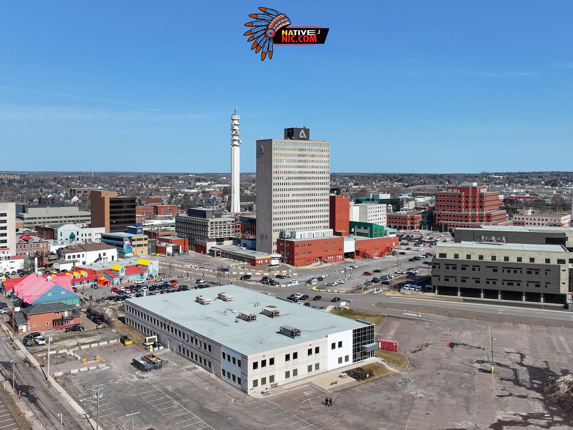 Aerial view of Moncton, New Brunswick — Hub City on the Petitcodiac River | NativeNic native cigarettes delivery