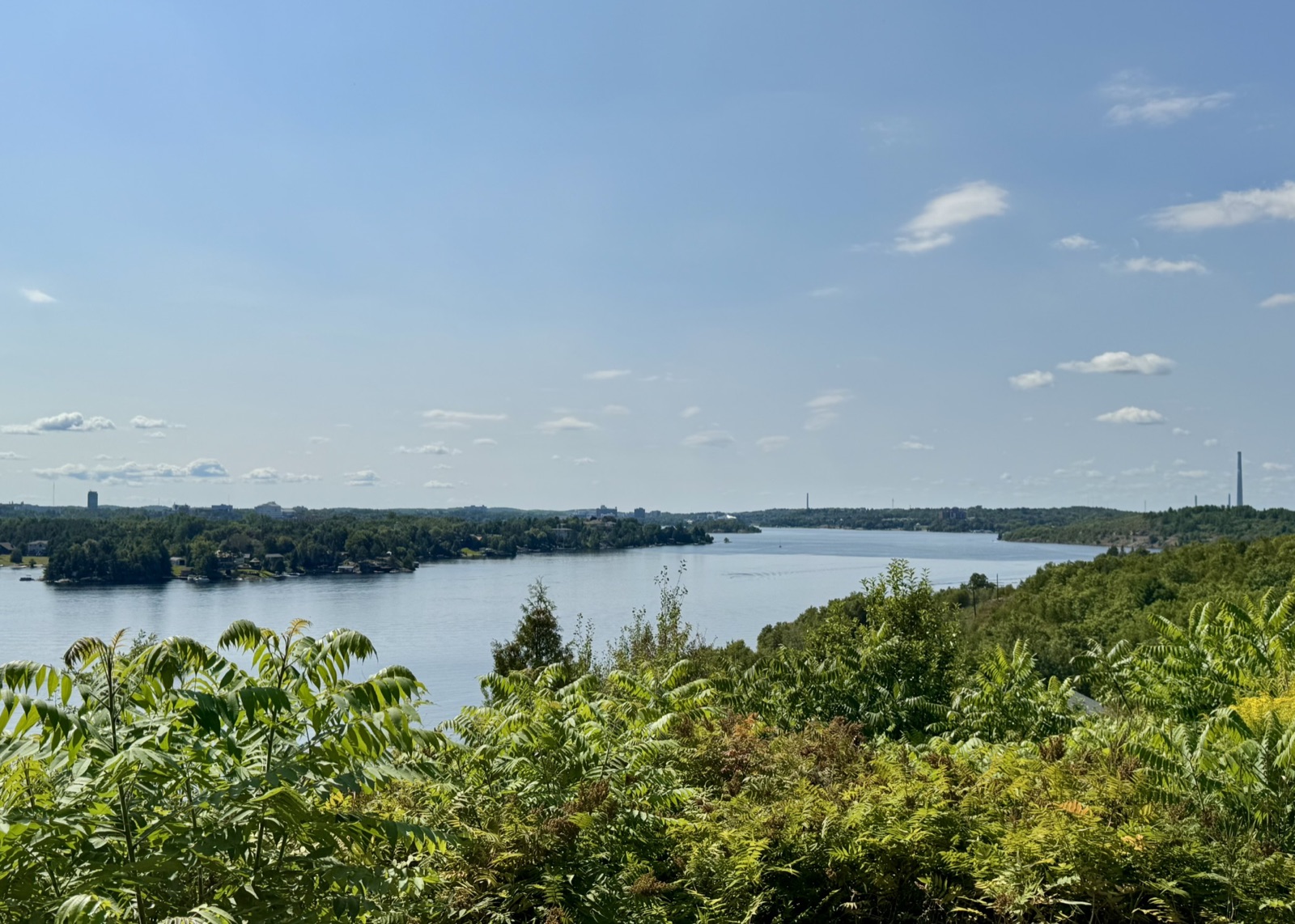 Ramsey Lake on the south side of Sudbury — Science North and Health Sciences North campus area
