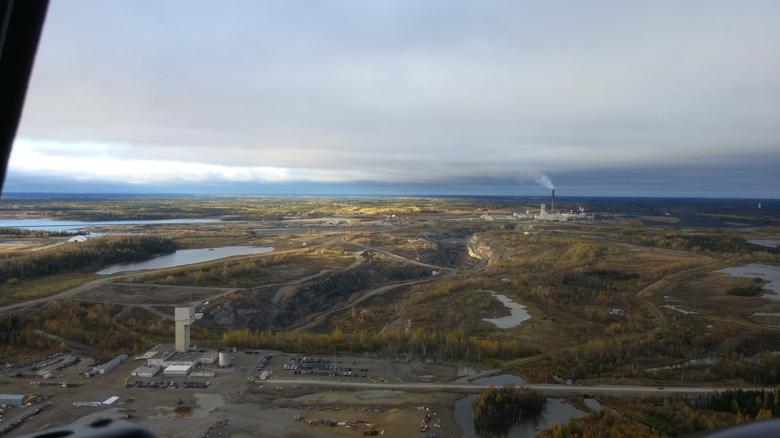 Vale T1 nickel mine headframe and operations east of Thompson, Manitoba
