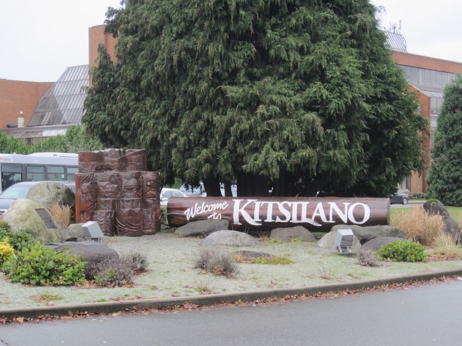 Kitsilano sign on West 4th Avenue in Vancouver — beach district and craft commercial corridor