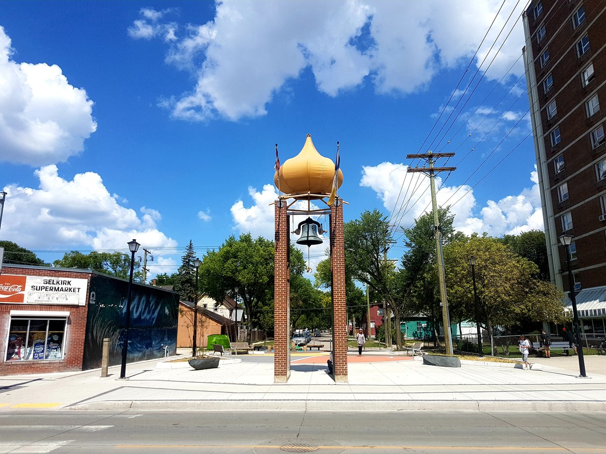 North End Winnipeg — historic Selkirk Avenue and CN Symington rail yards north of CPR crossing