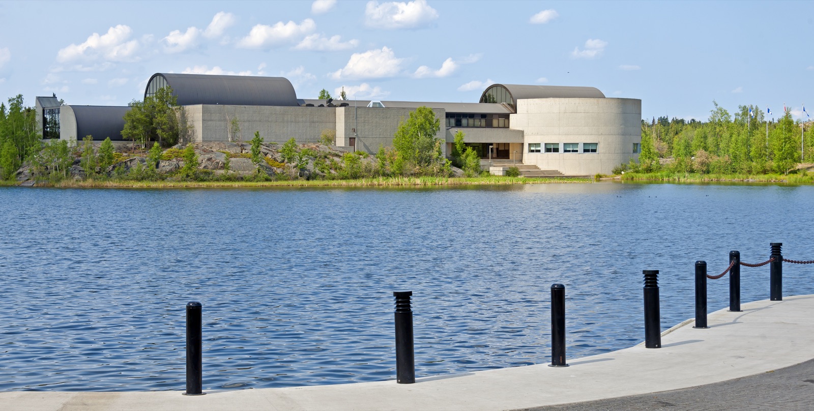 Prince of Wales Northern Heritage Centre on Frame Lake near the NWT Legislative Assembly in Yellowknife